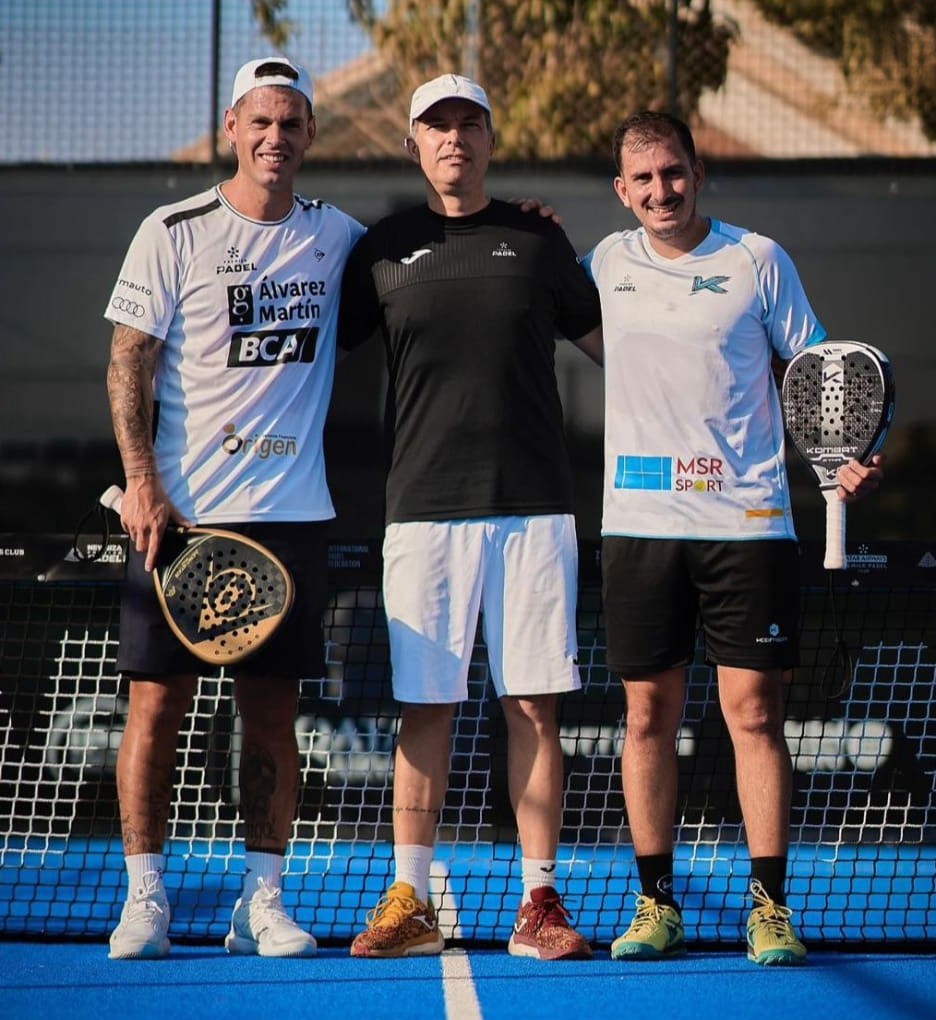 Daniel con Ramiro Moyano y Juan Cruz Belluati