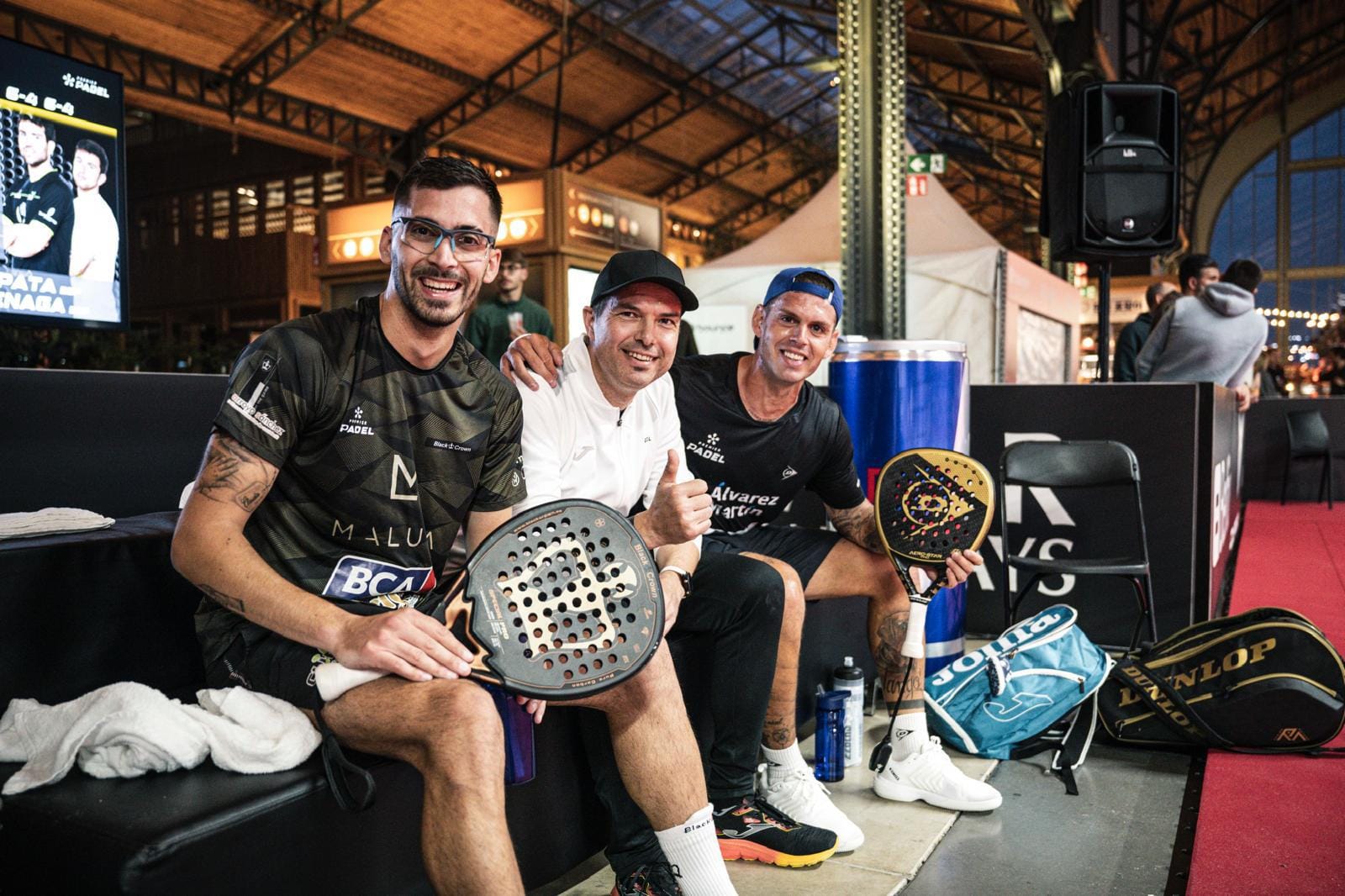 Daniel con Xisco Gil y Ramiro Moyano